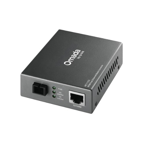 (E)TP-Link MC111CS 10/100Mbps SC WDM Media Converter Monomode Simplex 10/100Base-TX, 100Base-FX standards Link Fault Passthrough and Far End Fault