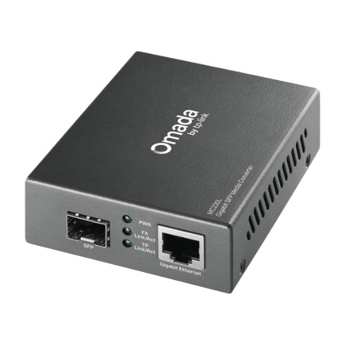 TP-Link MC220L Gigabit Single & Multi-Mode SFP Media Converter - IEEE 802.3ab/802.3z, 0.55km Multi-mode, 10km Single-Mode