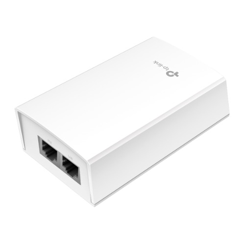 TP-Link POE4824G Omada 48V Passive PoE Injector Adapter, Data and Power Carried over The Same Cable, 48 V Power Input, 24 W PoE Power, Plastic Case