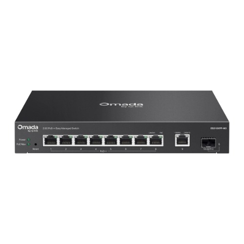 TP-Link ES210XPP-M2 Omada 8-Port 2.5G + 2-Port 10G Easy Managed Switch with 8-Port PoE++-