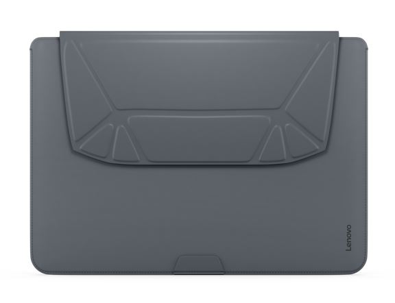 Lenovo Origami 35.6 cm (14') Sleeve case Grey PE bag+belly band Snug fit 14' Notebook Origami-fold design Sustainable RPET inner materials