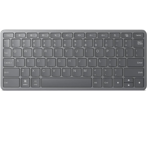 Lenovo Multi-Device Wireless Keyboard - (ZG38C05811), Connect upto 3 devices, Convenient & Comfort typing, Flexible connectivity, 1 Year Warranty