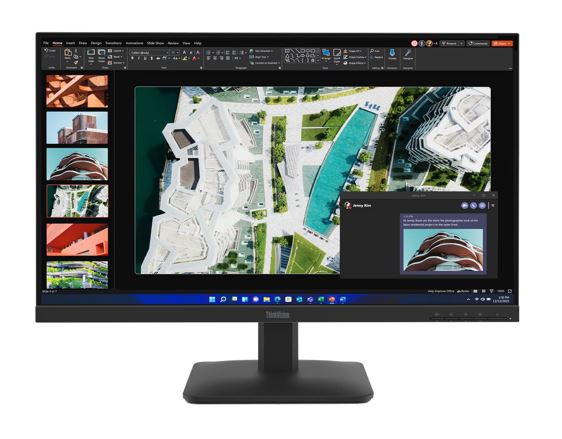 LENOVO ThinkVision S27-4E 27' FHD IPS Monitor 1920x1080 16:9 4ms 100Hz 300 cd/m² Anti-glare Tilt VGA HDMI VESA 3yr WTY Black