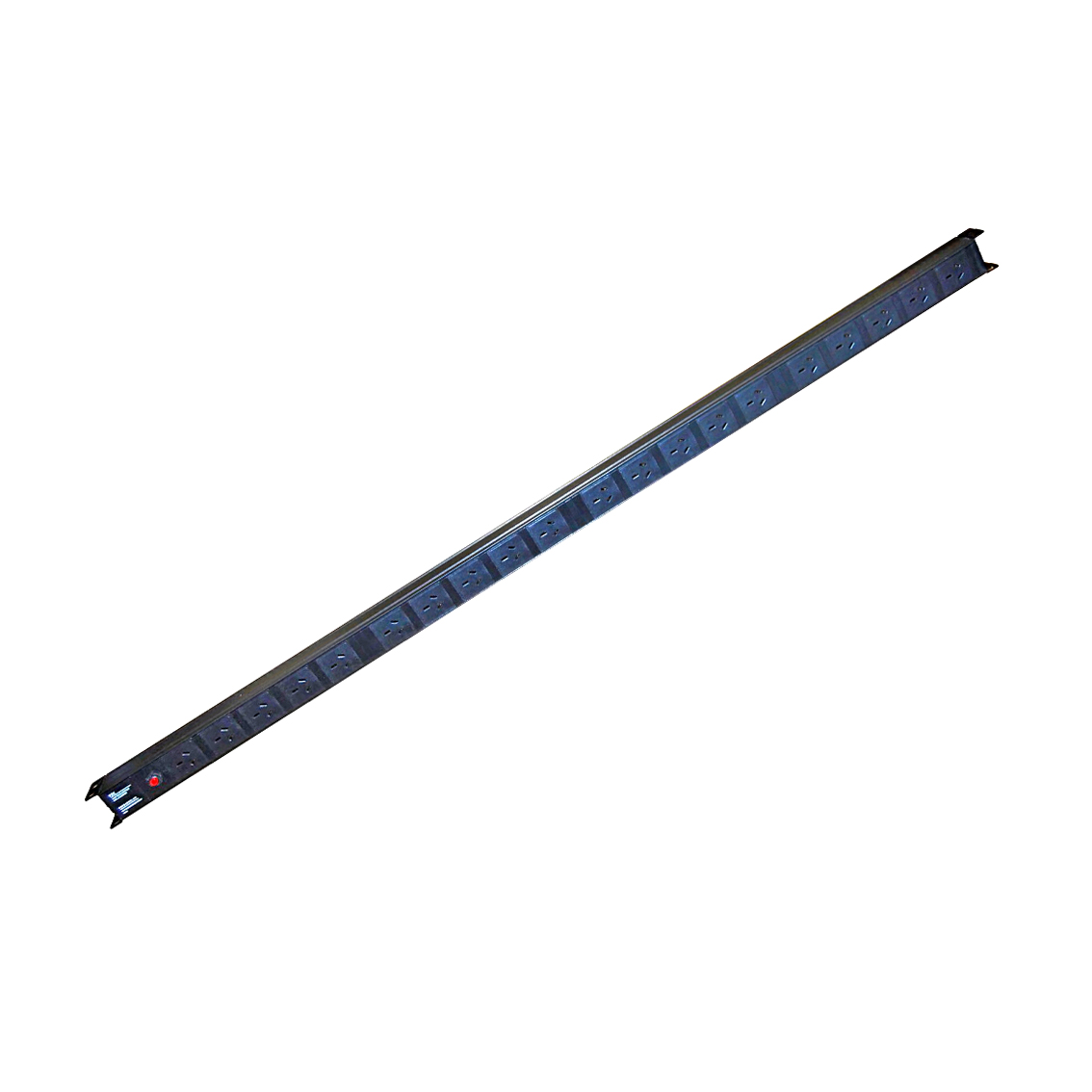 PowerShield Vertical PDU with 16A Aus Input plug, 20 x ANZ 10Amp outlets, provides reliable power distribution for vertical installations