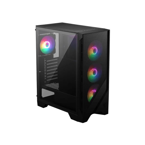 MSI MAG FORGE 120A AIRFLOW ATX Case, 2x USB 3.2, 1x Mic-in / Audio-out, 1x LED, 3x 2.5', 2x 2.5'/3.5', ATX / Micro-ATX / Mini-ITX