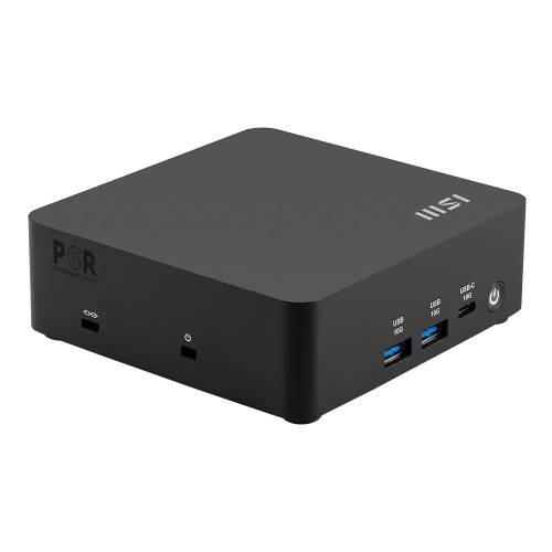 MSI Cubi NUC AI 1UMG-012BAU Mini PC Black Barebone Core Ultra 7 155H, 2x Thunderbolt 4 2x HDMI 2x Intel® I226V (2.5G) Wi-Fi 6E AX211 3Y