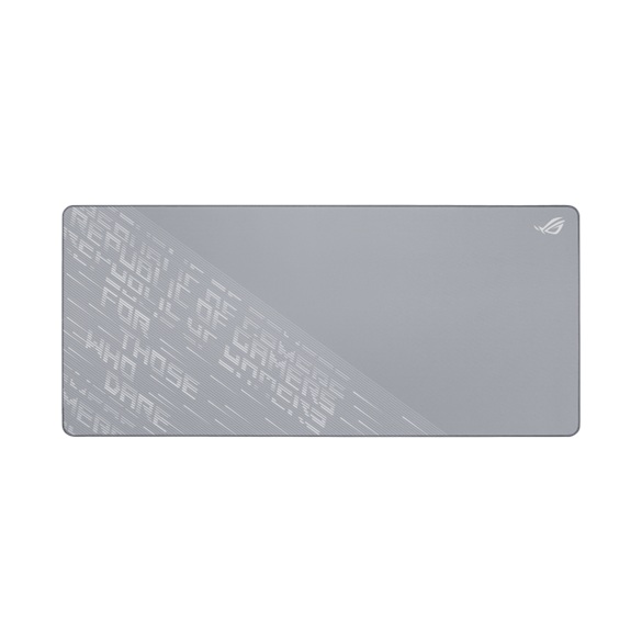 ASUS ROG Scabbard II Arctic Gray XXL Mouse Pad, 900x400x3mm, cloth, rubber base, water/oil/dust-repellent, anti-fray