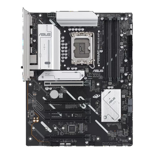 ASUS PRIME B860-PLUS WIFI-CSM ATX Motherboard, 2x M.2 slots, 4x SATA, WiFi 6E