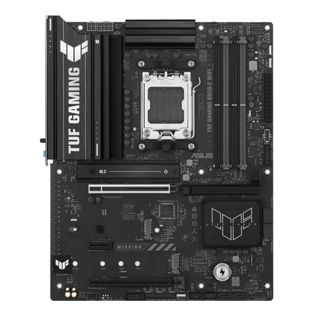 ASUS AMD TUF GAMING B850-E WIFI (AM5) ATX Motherboard, DDR5 256GB, PCIe 5.0 x16, 3x M.2, 4x SATA, Wi-Fi 6E, 2.5Gb LAN, 1x HDMI, 1x DP
