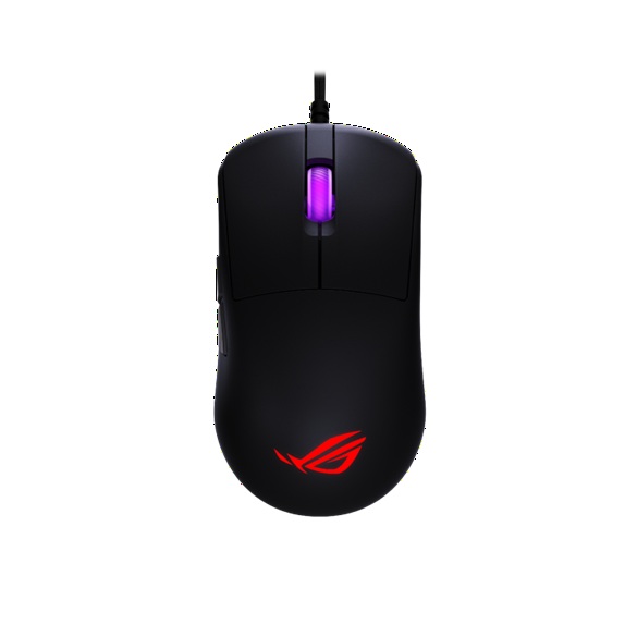 ASUS ROG Harpe Mini Core Gaming Mouse - Black, wired USB, ROG Micro Switch II, 1000Hz, RGB LED, AURA Sync, paracord cable