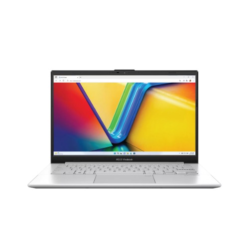 ASUS Vivobook Go 14' FHD Anti-Glare AMD Athlon Silver 10 4GB LPDDR5 onboard 128GB SSD Win 11 Home Wi-Fi 6E Privacy Shield 1.38kg Cool Silver 1Y