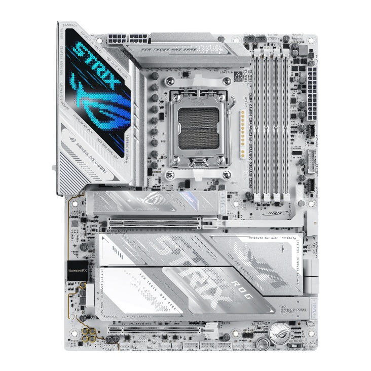 ASUS AMD ROG STRIX X870E-A GAMING NEO (AM5) ATX Motherboard, DDR5 256GB, PCIe 5.0, 4x M.2, 1x HDMI, Wi-Fi 7, 5Gb LAN, USB4, 4K, ATX