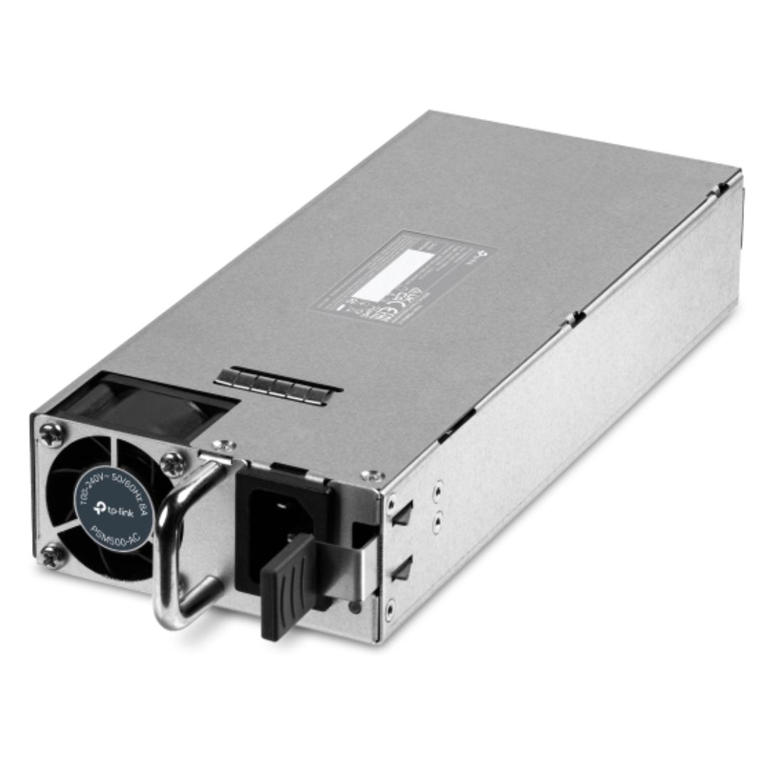 TP-Link PSM500-AC AC Power Supply Module , Hot swappable power supply module, 100 V–240 V~ 50/60 Hz input, 53.5 VDC output, Suitable for L3 PoE switch