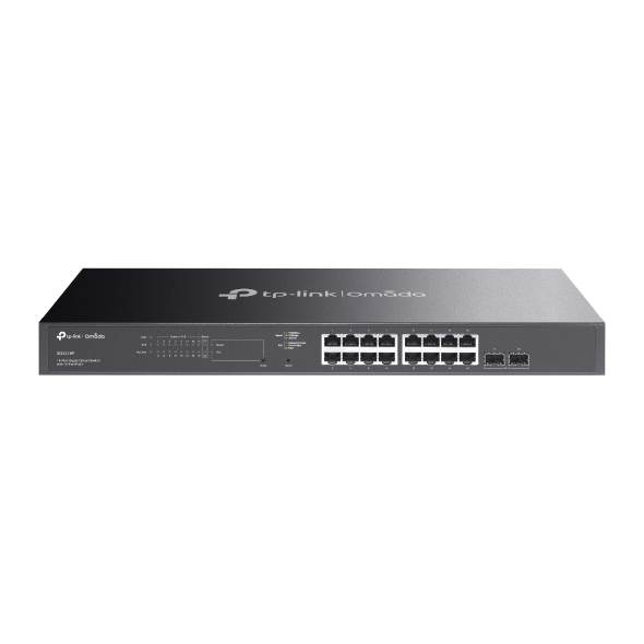 TP-Link SG2218P JetStream 18-Port Gigabit Smart Switch, 16-Port PoE+, Omada SDN, 2x GBit SFP Slots, 150W PoE Budget