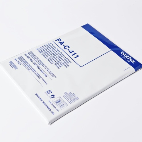 Brother PA-C-411 MOBILE THERMAL PAPER: A4 thermal paper sheets (100 sheets), 75gsm, 3 YEARS ARCHIVE LIFE