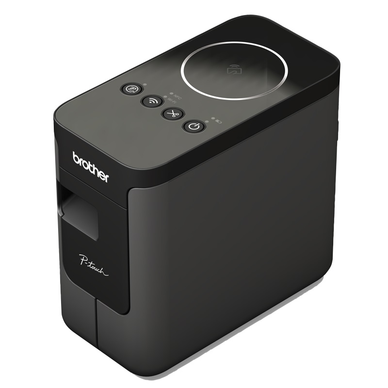 Brother PT-P750W PLUG AND PRINT PC AND MAC CONNECTABLE LABELLER  WITH WIRELESS CONNECTION AND NFC- 3.5-24MM TZE TAPE MODEL