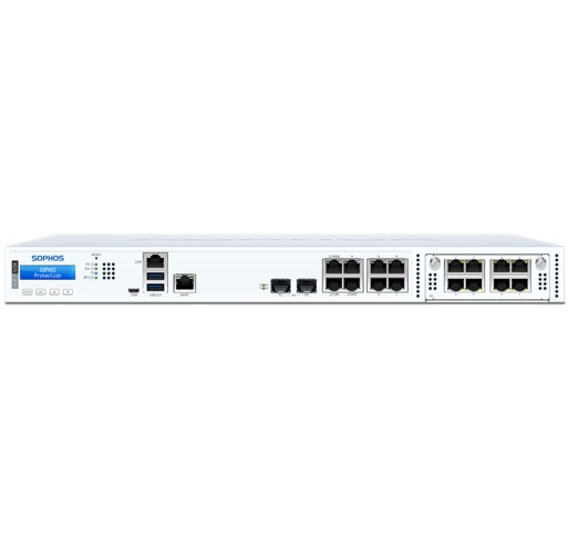 Sophos XGS 2300 Security Firewall Appliance, Rack 1U, FW 39G, TP 5.5G, VPN 20.5G, 8x1GbE, 2xSFP