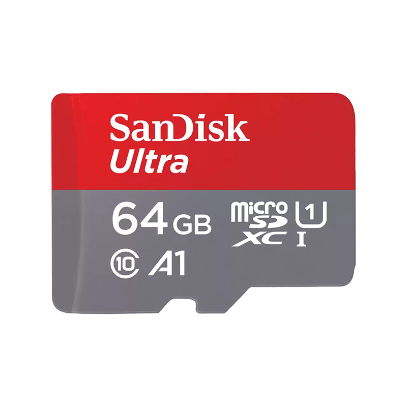 (LS) SanDisk Ultra 64GB microSD SDHC SDXC UHS-I Memory Card 140MB/s Class 10 Speed No adapter (EOL)