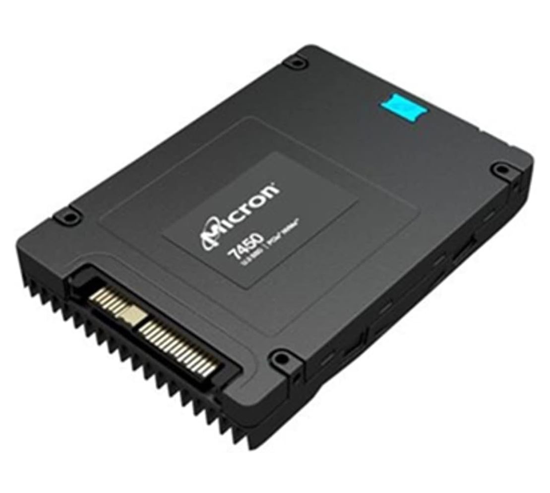 Micron 7450 Pro 3.84TB Gen4 NVMe Enterprise SSD U.3 6800/5300 MB/s R/W 1000K/180K IOPS 25700TBW 1DWPD 2M hrs MTBF Server Data Centre 5yrs