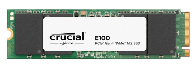 Crucial E100 480GB Gen4 NVMe SSD 4700/2500 MB/s R/W 60TBW 350K/460K IOPS 1.5M hrs MTTF M.2 2280 PCIe4 3yrs <500GB ~CT500P310SSD8