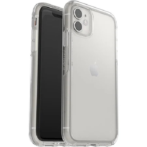 OtterBox Symmetry Clear Apple iPhone 11 Case Clear - (77-62474), DROP+ 3X Military Standard, Raised Edges, Ultra-Sleek, 7 Years Warranty
