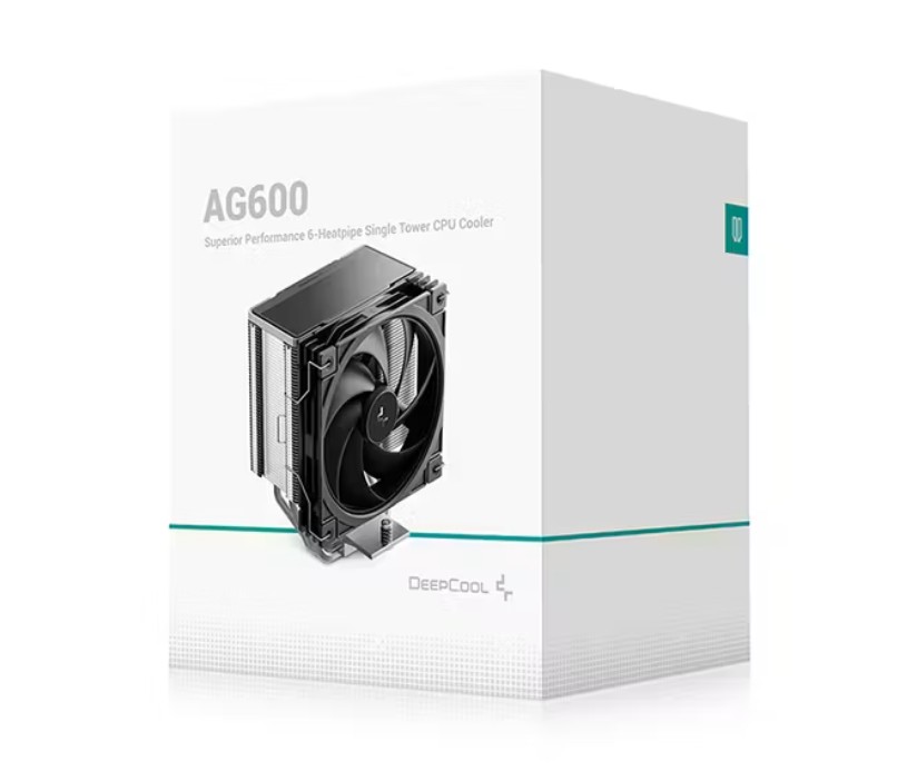 DeepCool AG600 ARGB Superior Performance 6 Heatpipe Single Tower CPU Cooler