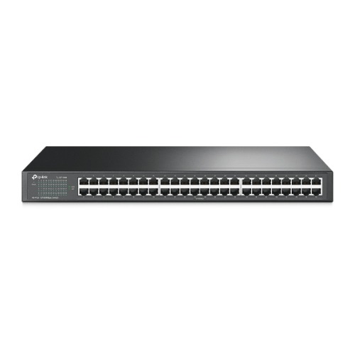 (E)(CH)TP-Link TL-SF1048 48-Port 10/100Mbps Rackmount Switch energy-efficient Supports MAC 19-inch rack-mountable steel case 100% Data filtering
