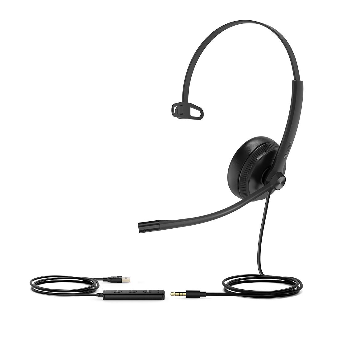 *last stock Yealink UH34 Special Edition Mono UC USB Headset, USB-A  3.5mm, Audio Clarity, Noise Cancelling Microphone, Leather Ear Cushions, YHC20 Co