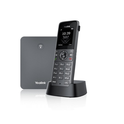 Yealink W73P High-Performance IP DECT Solution including W73H Handset and W70B Base Station, Up to 20 simultaneous calls, Flexible Noise Reduction