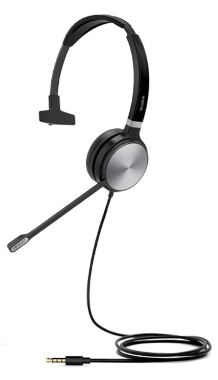 *last stock Yealink UHM361 Premium Wideband 3.5mm Mono Headset, For Yealink IP Phones, Controller Not Included, Unified Communication, High-Quality Au
