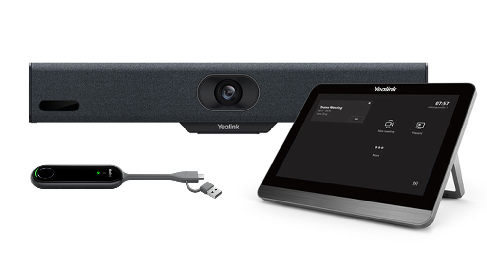 *last stock Yealink Meeting Bar A10 Microsoft Teams and Zoom Rooms on Android, Video Collaboration Bar, Small Rooms&Home Offices, for 1-5 people, Touc