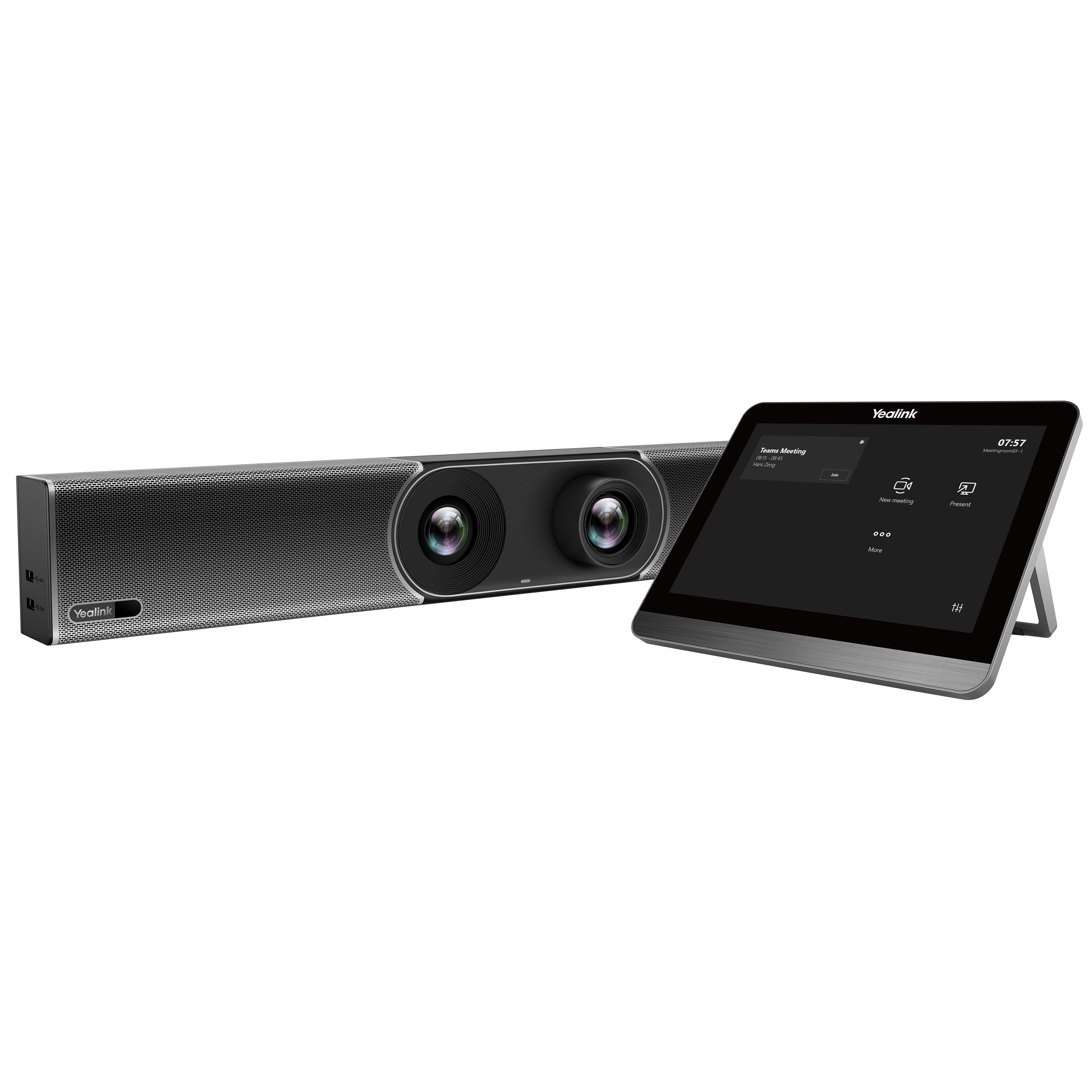 *LAST STOCK Yealink MeetingBar A30 Microsoft Teams and Zoom Rooms on Android, Medium Room, 10-15 people, CTP18 Touch Panel, Two 4K Cameras, Auto Frami