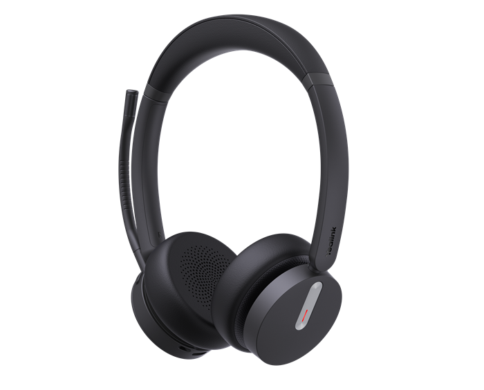 Yealink BH70 Bluetooth Wireless Stereo Headset Teams USB-A, Microsoft Teams & UC Certified, 3-Mic Noise Cancellation, 35 Hours Talk Time