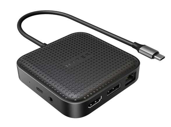 Targus HyperDrive USB4 Mobile Dock USB-C 100W PD Passthrough 8K@30Hz 4K@60Hz 1xDP1.4 1xHDMI2.1  2xUSB-A 1xUSB-C 1xUSB4 Black 2Y WTY