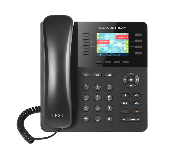 *LS* Grandstream GXP2135 8 Line IP Phone, 4 SIP Accounts, 320x240 Colour LCD Screen, HD Audio, Built-In Bluetooth, Powerable Via POE