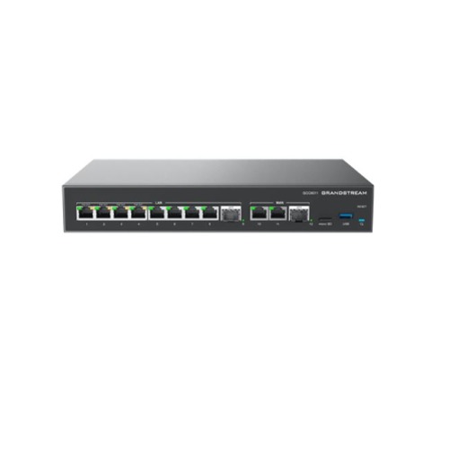 Grandstream GCC6011 is a rack-mountable variant of the GCC6010 series,  for SMBs, higher port density, enterprise deployment flexibility.