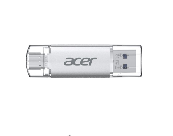 Acer UT300 128GB USB Flash Drive PCBA USB3.0 Gen 1 Type-A/Type-C - 5 Year Warranty