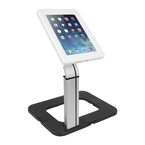Brateck Anti-theft Countertop Tablet Kiosk Stand with Aluminum Base Fit Screen Size  9.7'-10.1' 368x277x481mm Anti-theft Lock with a Key (LS)