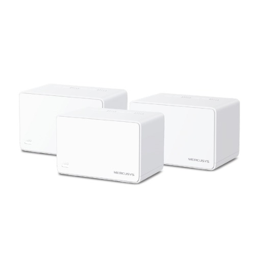 Mercusys Halo H80X(3-pack) AX3000 Whole Home Mesh Wi-Fi 6 System,3000 Mbps Dual Band Wi-Fi, Up to 650 Square Meters, 574/2402 Mbps, MU-MIMO (WIFI6)