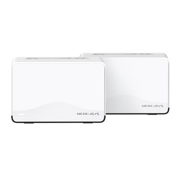 Mercusys Halo H27BE(2-pack) BE3600 Whole Home Mesh Wi-Fi 7 System, 688 Mbps at 2.4 GHz, 2880 Mbps at 5 GHz, MLO, 4096-QAM, OFDMA, EHT160 on 5GHz