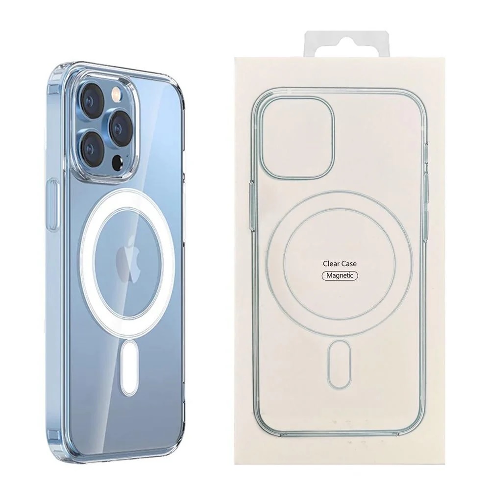 USP Apple iPhone 16 (6.1') Clear Case with MagSafe - Built-in magnets, Scratch Resistant, Crystal Clear,Shockproof, 5 Years Warranty