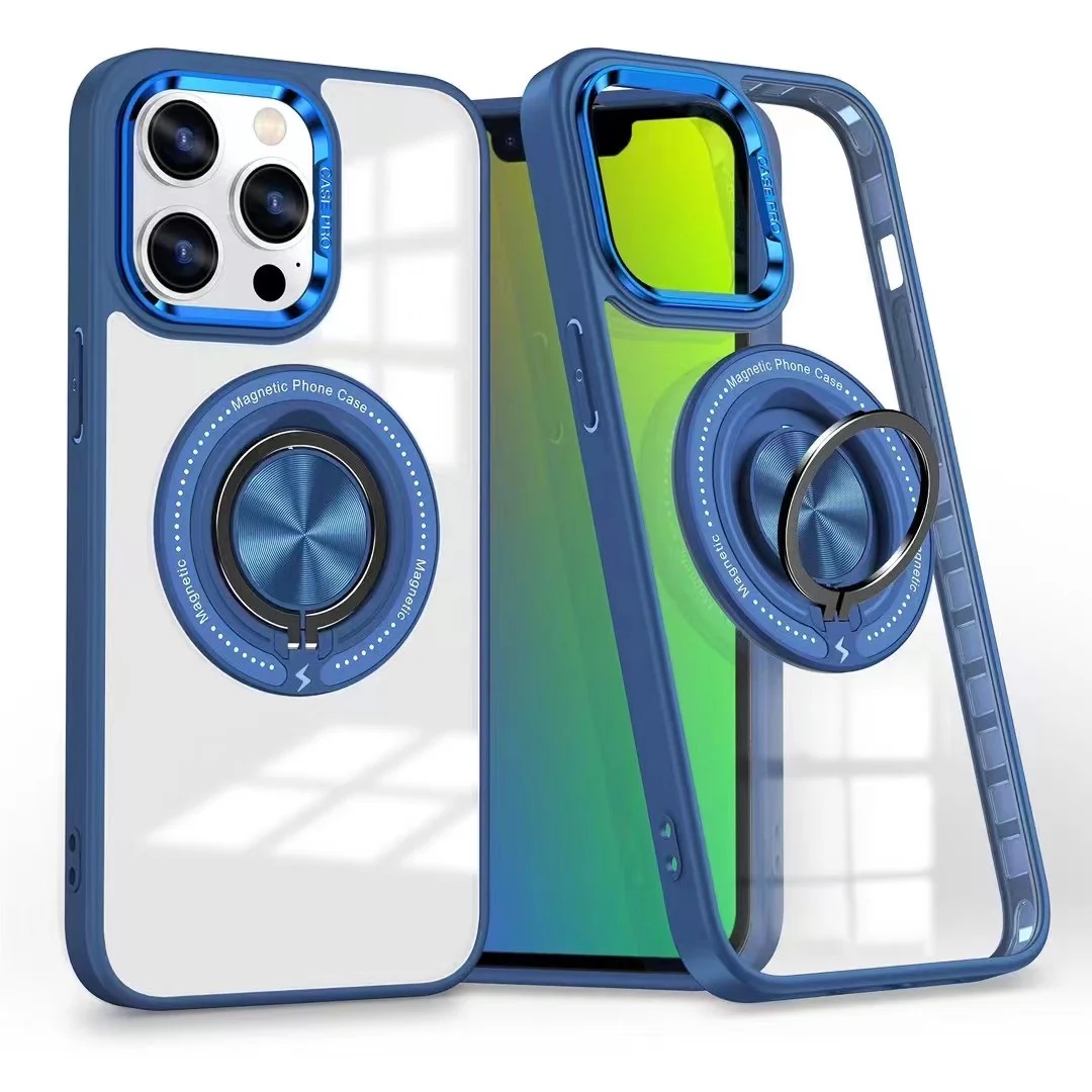 USP Apple iPhone 18 Pro / iPhone 17 Pro (6.3') MagSafe Case with Ring Holder Dark Blue - Drop Resistance, Scratch Protection, 5 Years Warranty