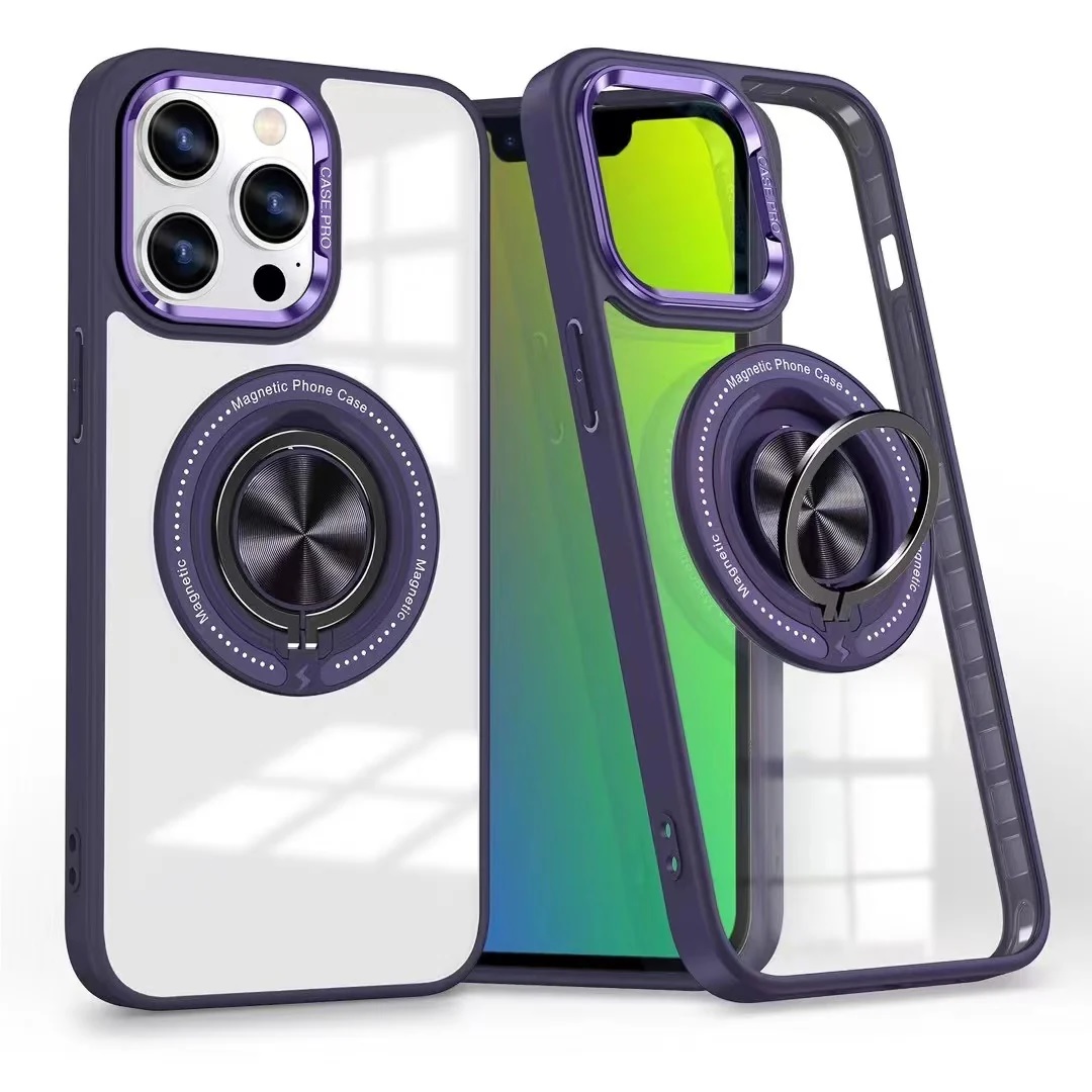 USP Apple iPhone 18 Pro / iPhone 17 Pro (6.3') MagSafe Case with Ring Holder Purple - Drop Resistance, Scratch Protection, 5 Years Warranty
