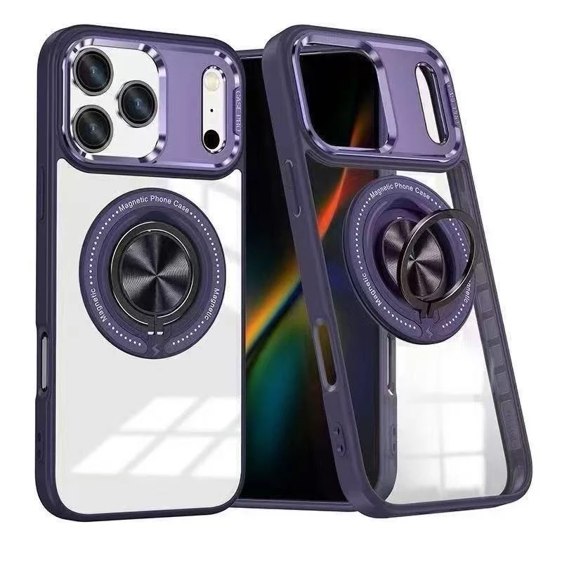 USP Apple iPhone 18 Pro Max / iPhone 17 Pro Max (6.9') MagSafe Case with Ring Holder Purple - Drop Resistance, Scratch Protection, 5 Years Warranty