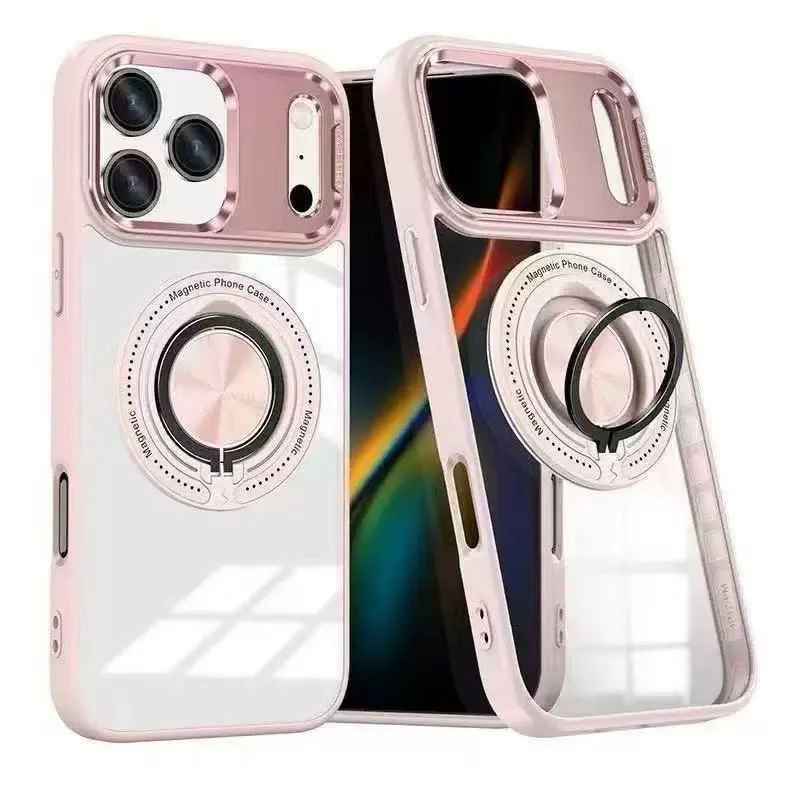 USP Apple iPhone 18 Pro Max / iPhone 17 Pro Max (6.9') MagSafe Case with Ring Holder Pink - Drop Resistance, Scratch Protection, 5 Years Warranty