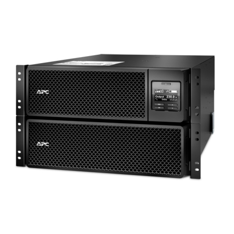 APC Smart-UPS On-Line, 10kVA/10kW, Rackmount 6U, 230V/400V, 6x C13+4x C19 IEC outlets, Network Card+SmartSlot, Extended runtime, W/ rail kit