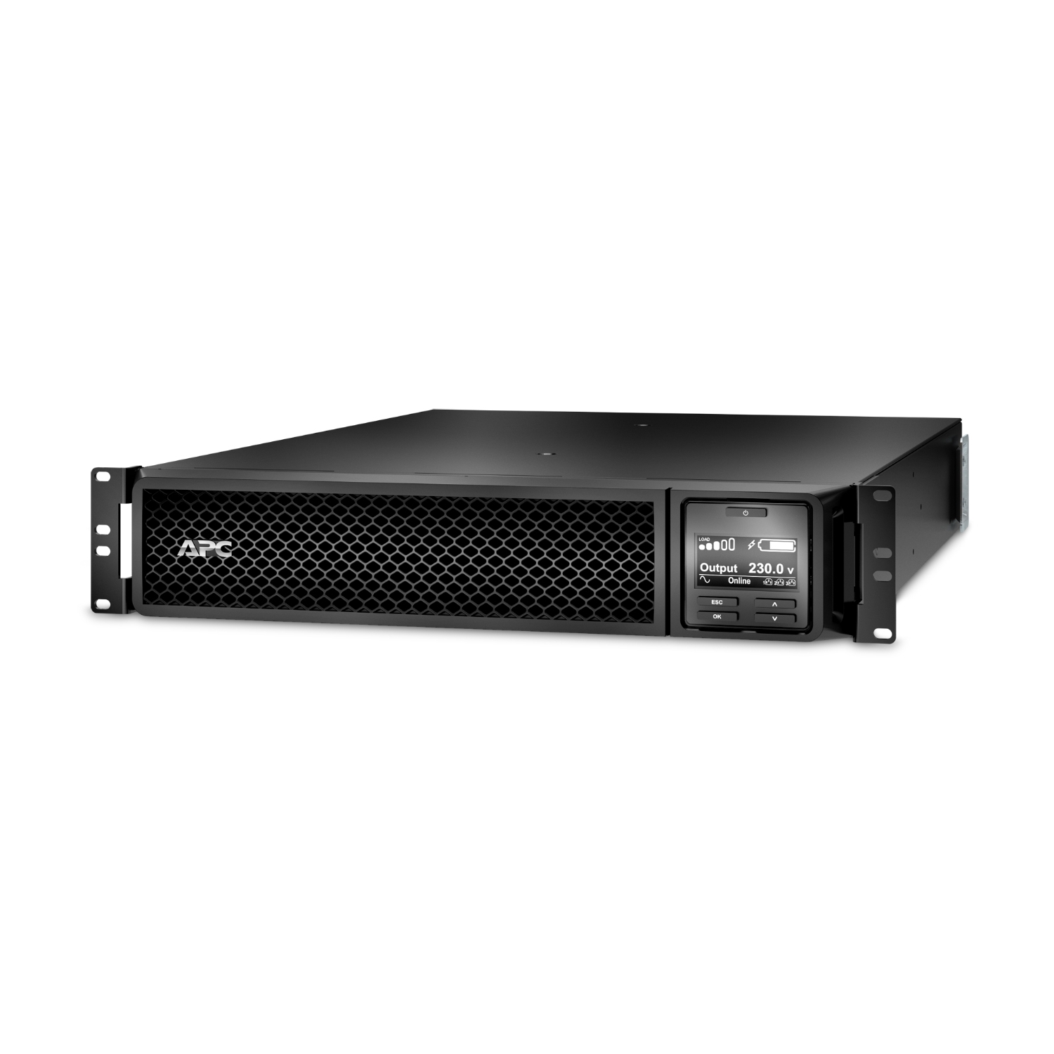 APC Smart-UPS 1000VA/1000W Online UPS, 2U Rackmount, 230V/10A Input, 6x IEC C13 Outlets, Lead Acid Battery, W/ Network Card, W/ Rail Kit