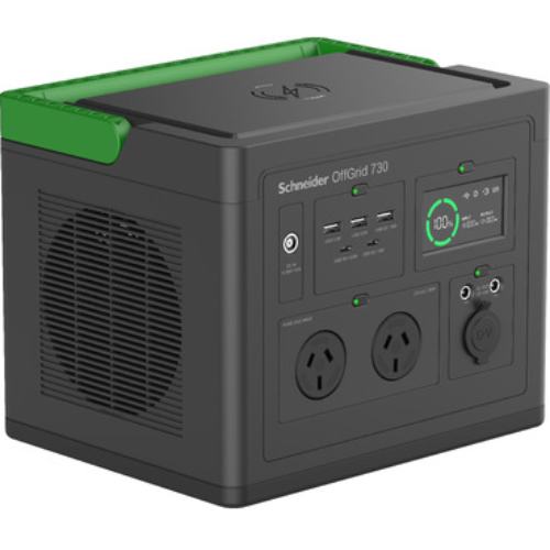 APC OffGrid Portable Power Station 500, 230V, 517Wh Lithium-ion, LCD, 2 AS3112 Australian outlets, Sinewave, 3 USB-A, 2 USB-C, Wireless Charger