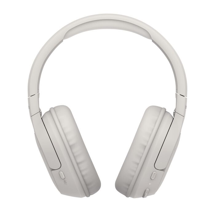 Belkin SoundForm Surround Wireless Over-The Ear Headphones  + USB-C Cable (1.2M) + Audio Cable (3.5mm) (1.2M)  - Sand (AUD009fqSA), 2 Years Warranty