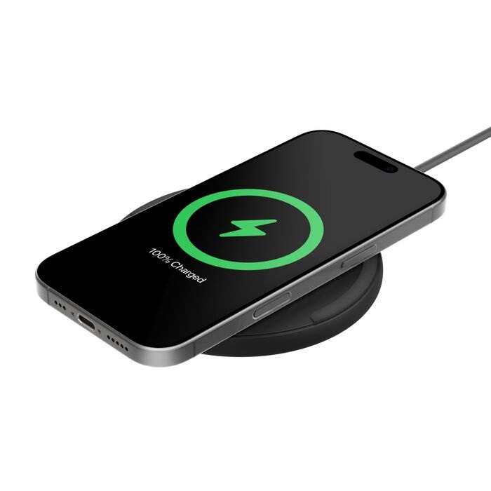 Belkin BoostCharge Wireless Charging Pad (15W) + Wall Charger (20W) + USB-C Cable (1.5M) - Black (WIA012auBK),LED Indicator,$2,500 CEW,2 Year Warranty